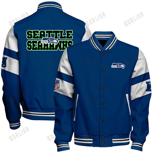 Seattle Seahawks  2024 National Football Conference Unisex Varsity Jacket V11