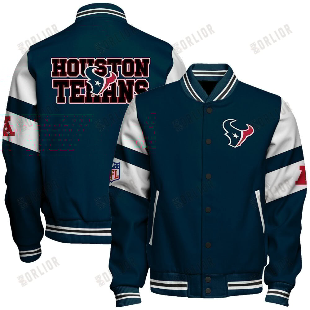 Houston Texans  2024 American Football Conference Unisex Varsity Jacket V11