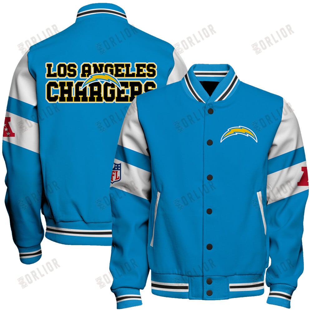 Los Angeles Chargers  2024 American Football Conference Unisex Varsity Jacket V11