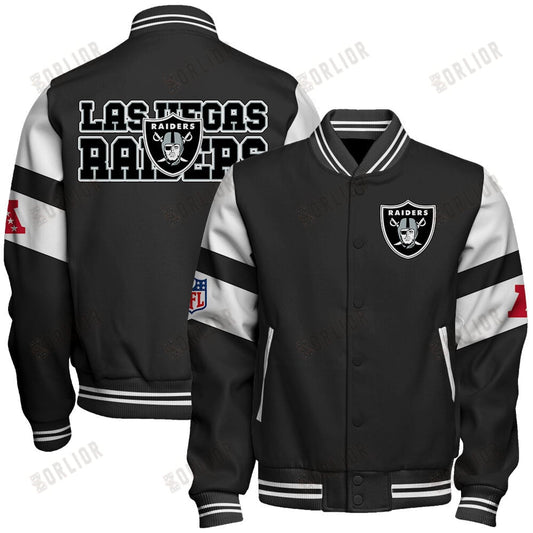 Las Vegas Raiders  2024 American Football Conference Unisex Varsity Jacket V11