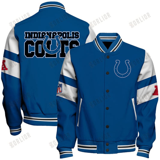 Indianapolis Colts  2024 American Football Conference Unisex Varsity Jacket V11