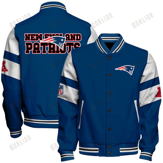 New England Patriots  2024 American Football Conference Unisex Varsity Jacket V11
