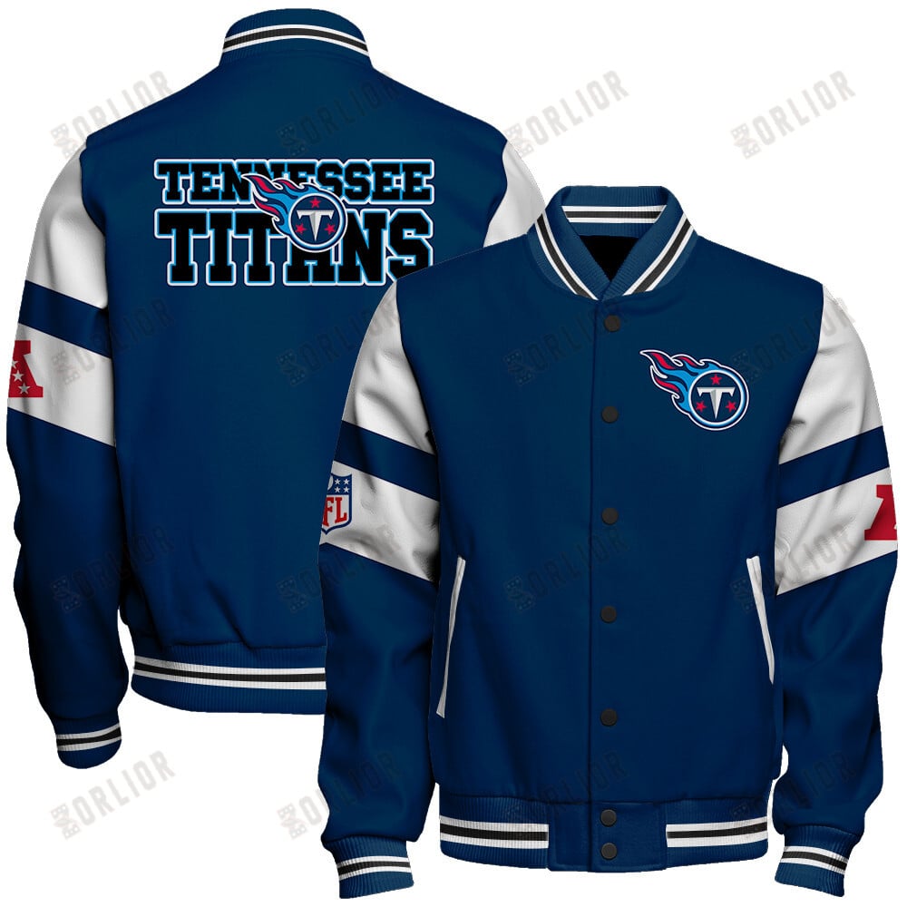Tennessee Titans  2024 American Football Conference Unisex Varsity Jacket V11