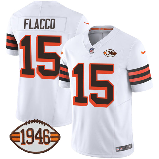 Browns 1946 75th Anniversary Patch Jersey - All Stitched