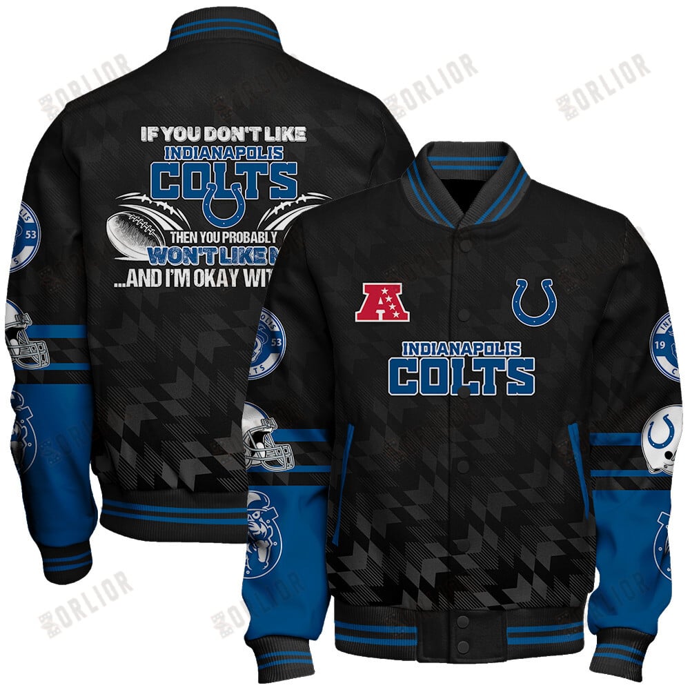 Indianapolis Colts  2024 American Football Conference Unisex Varsity Jacket V12