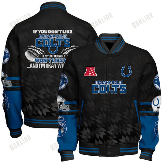 Indianapolis Colts  2024 American Football Conference Unisex Varsity Jacket V12