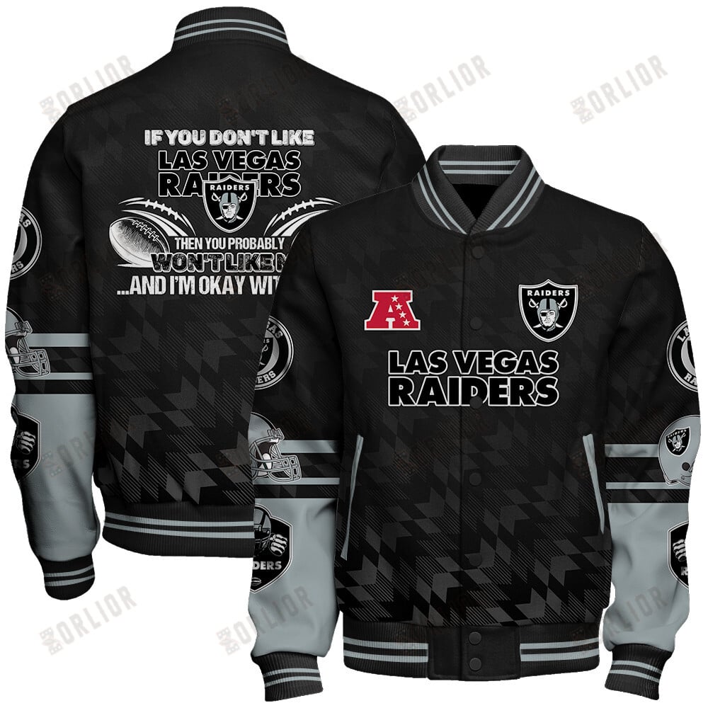 Las Vegas Raiders  2024 American Football Conference Unisex Varsity Jacket V12