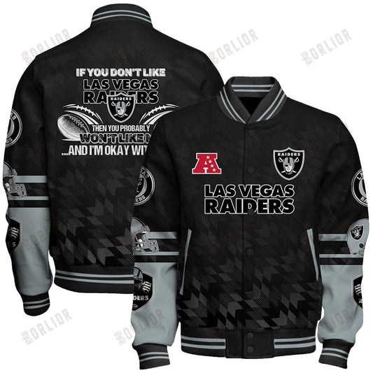 Las Vegas Raiders  2024 American Football Conference Unisex Varsity Jacket V12