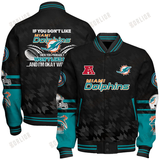 Miami Dolphins  2024 American Football Conference Unisex Varsity Jacket V12