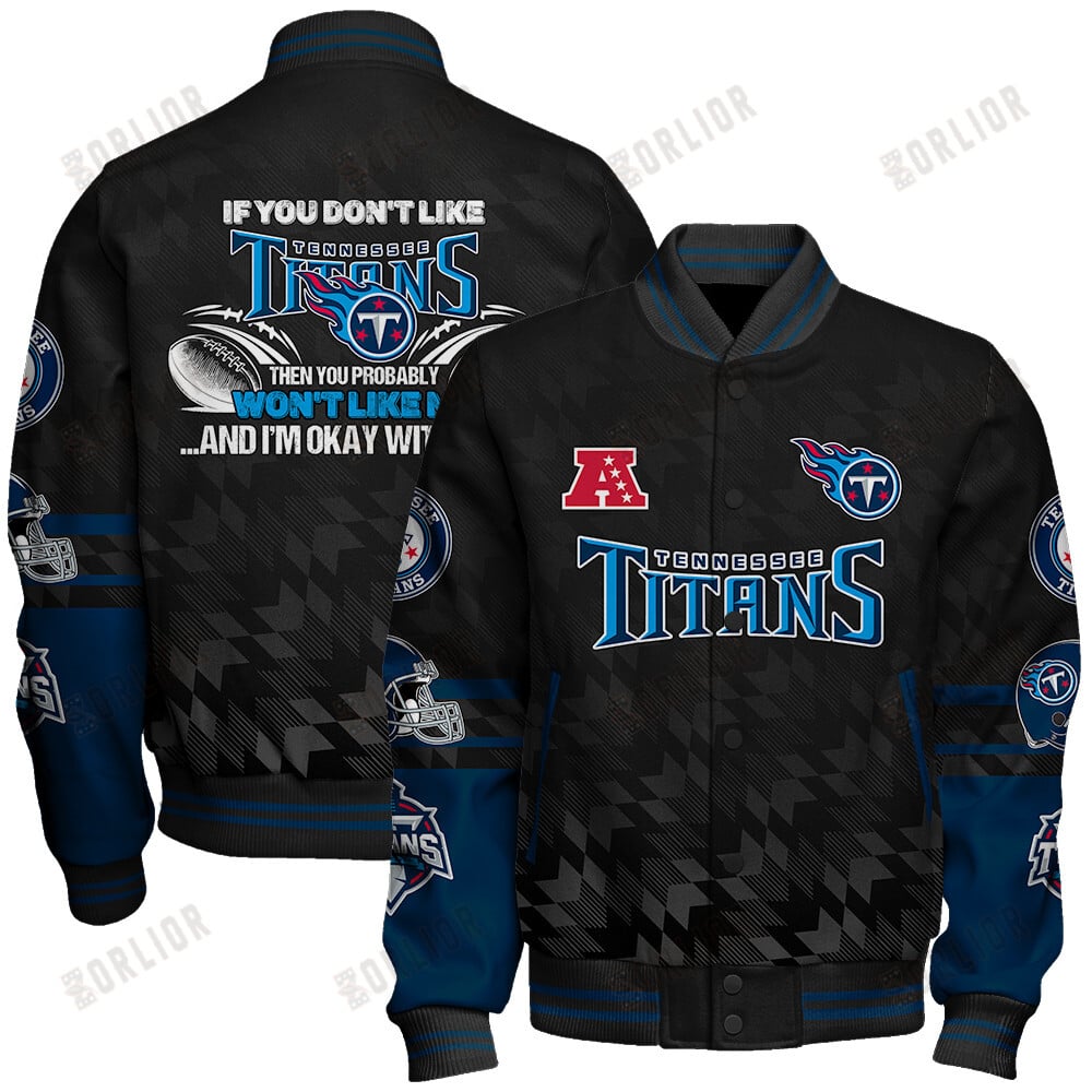 Tennessee Titans  2024 American Football Conference Unisex Varsity Jacket V12
