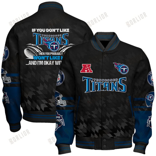 Tennessee Titans  2024 American Football Conference Unisex Varsity Jacket V12