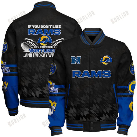 Los Angeles Rams  2024 National Football Conference Unisex Varsity Jacket V12