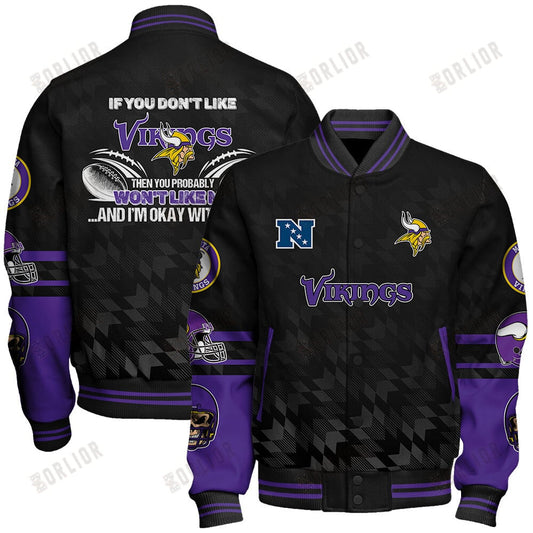 Minnesota Vikings  2024 National Football Conference Unisex Varsity Jacket V12