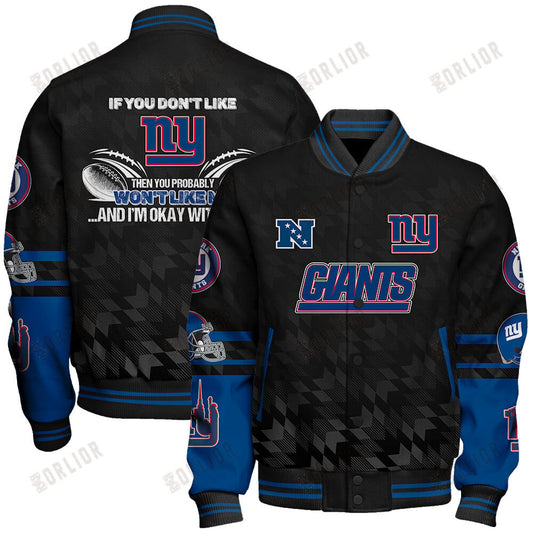 New York Giants  2024 National Football Conference Unisex Varsity Jacket V12