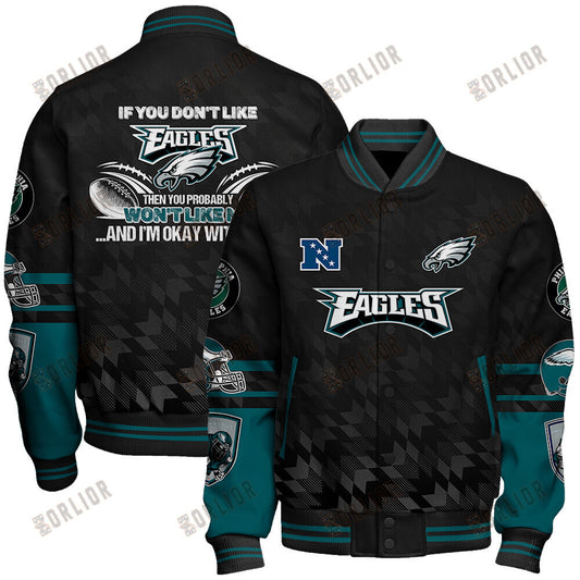 Philadelphia Eagles  2024 National Football Conference Unisex Varsity Jacket V12