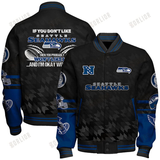 Seattle Seahawks  2024 National Football Conference Unisex Varsity Jacket V12