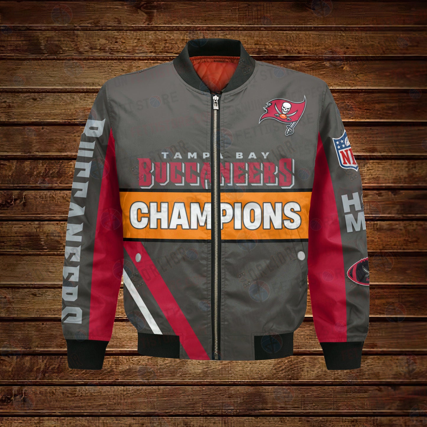 Tampa Bay Buccaneers 2X Super Bowl Champions Design Bomber Jacket