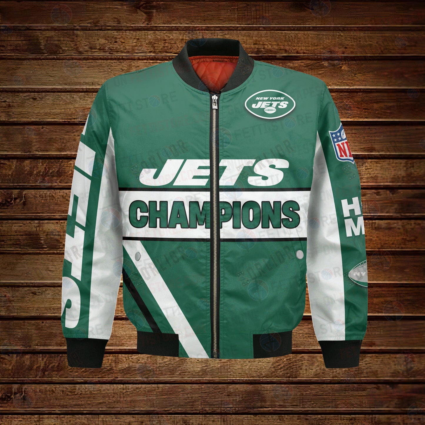 New York Jets X Super Bowl Champions Design Bomber Jacket