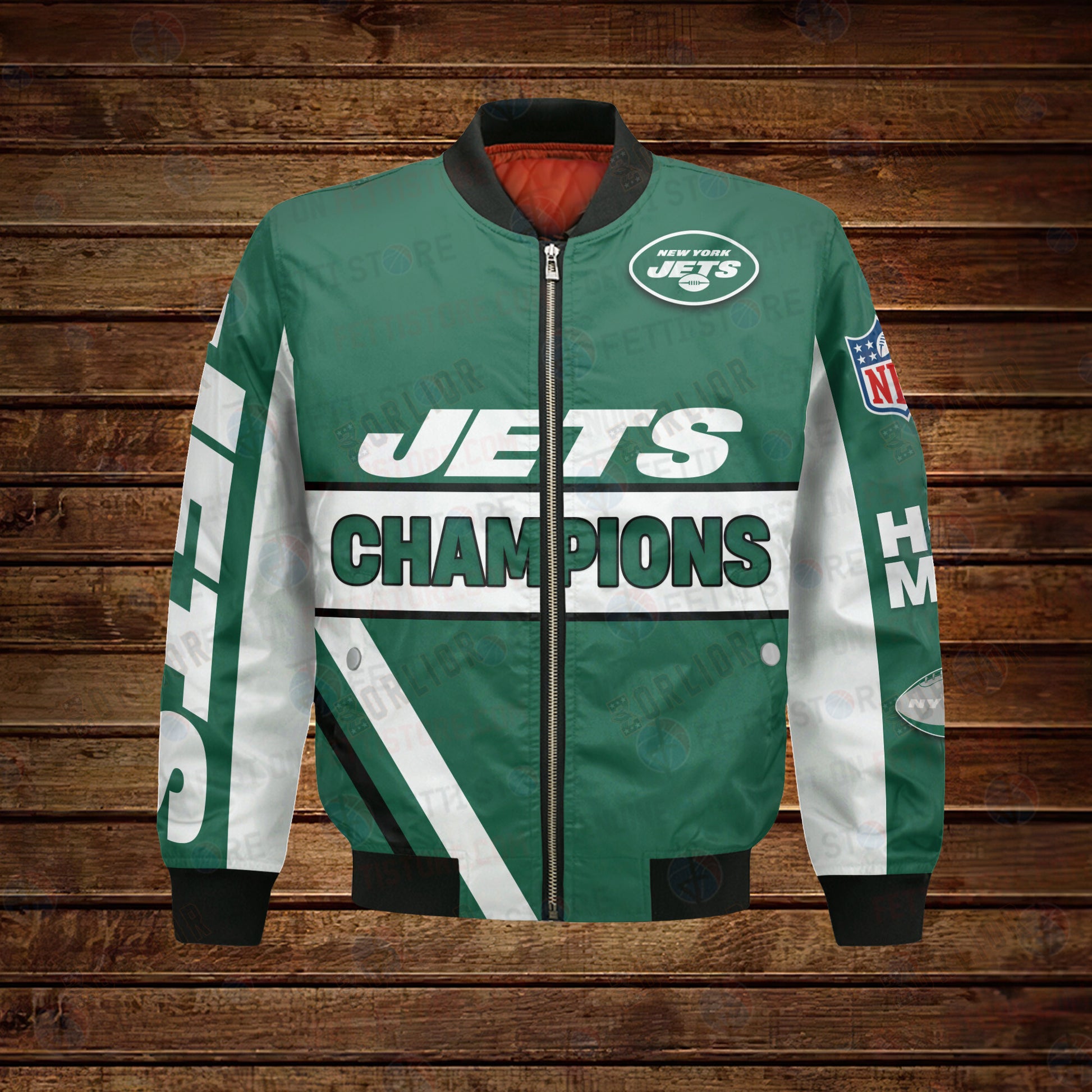 New York Jets X Super Bowl Champions Design Bomber Jacket