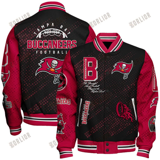 Tampa Bay Buccaneers National Football League Pattern Varsity Jacket V13