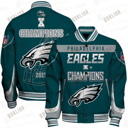 Philadelphia Eagles X Super Bowl Champions Varsity Jacket