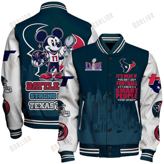 Houston Texans National Football League Varsity Jacket STM V5