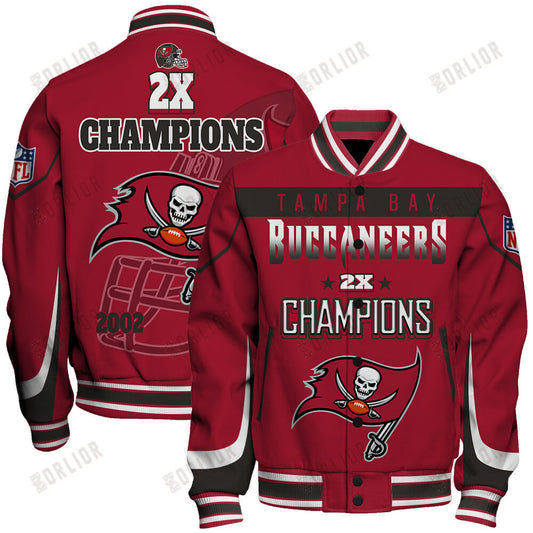 Tampa Bay Buccaneers 2X Super Bowl Champions Varsity Jacket