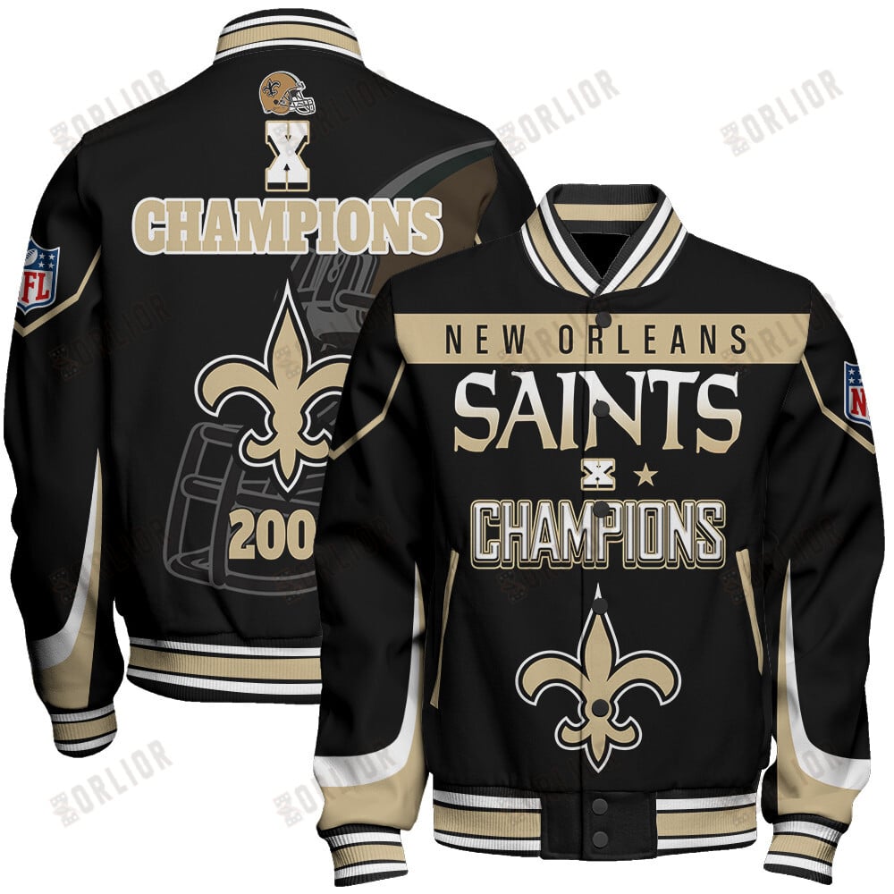 New Orleans Saints X Super Bowl Champions Varsity Jacket