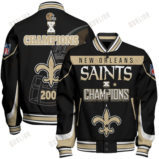New Orleans Saints X Super Bowl Champions Varsity Jacket