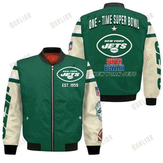 New York Jets X Champions Design Bomber Jacket SFAT V3