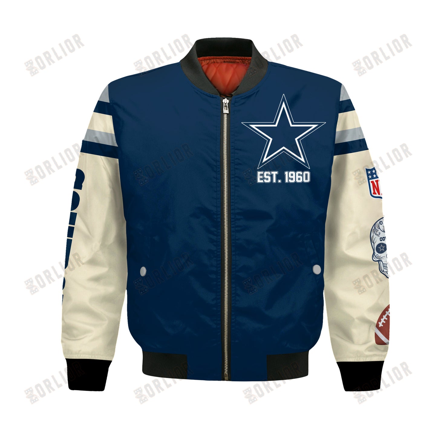 Dallas Cowboys 5X Champions Design Bomber Jacket SFAT V3
