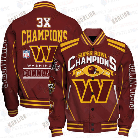 Washington Commanders National Football League Champions Varsity Jacket