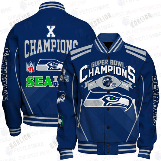 Seattle Seahawks National Football League Champions Varsity Jacket