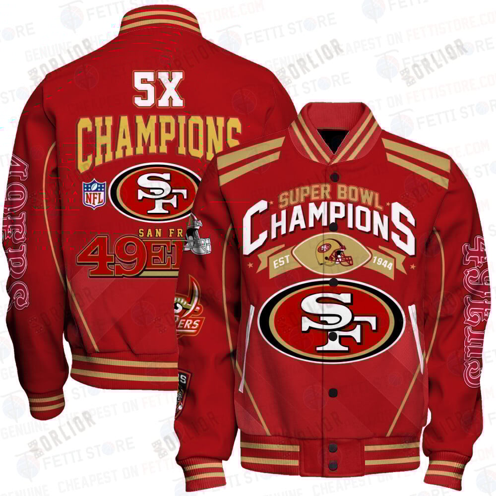 San Francisco 49ers National Football League Champions Varsity Jacket