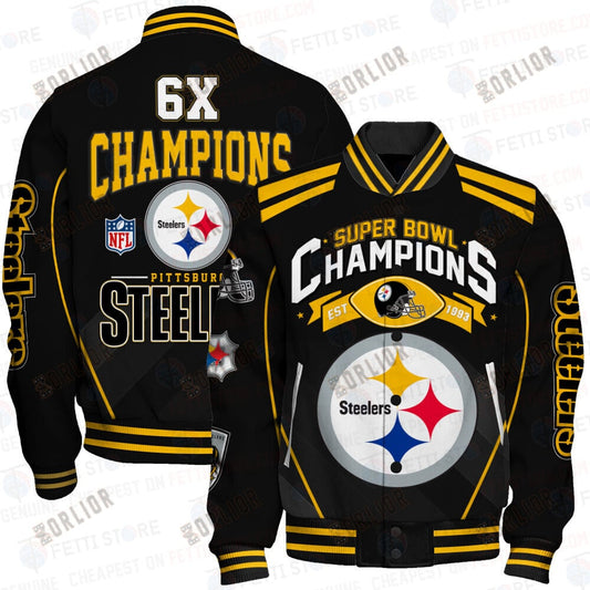 Pittsburgh Steelers National Football League Champions Varsity Jacket