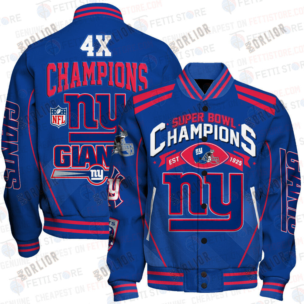 New York Giants National Football League Champions Varsity Jacket
