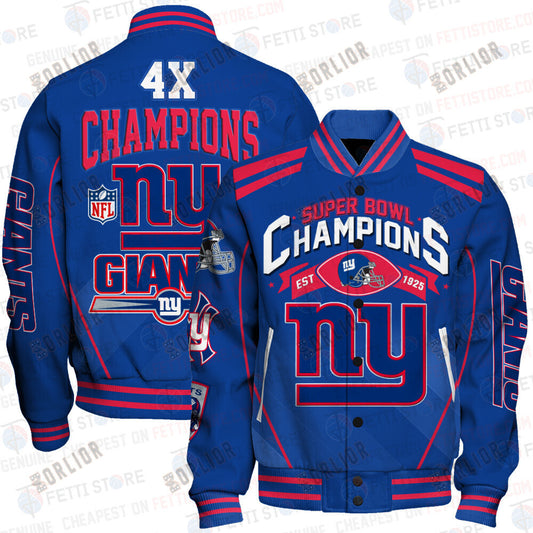 New York Giants National Football League Champions Varsity Jacket