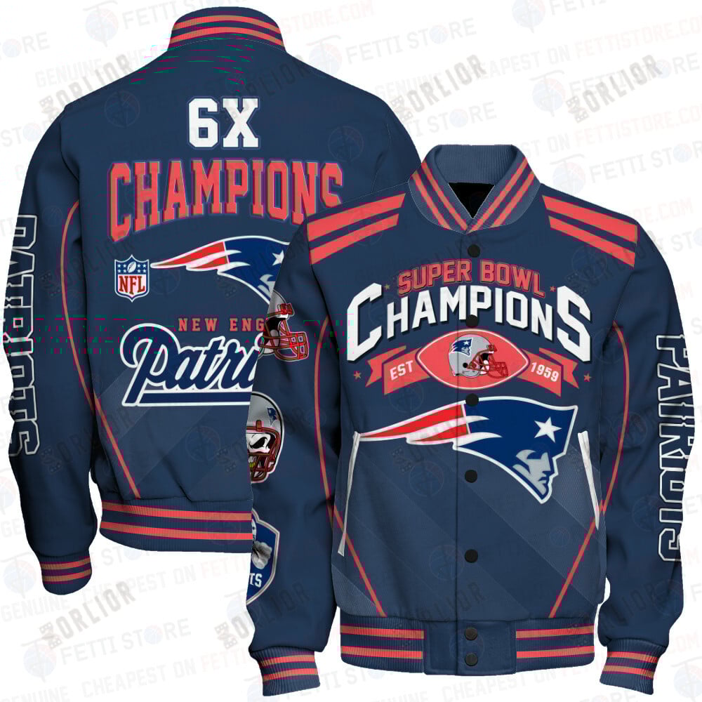 New England Patriots National Football League Champions Varsity Jacket