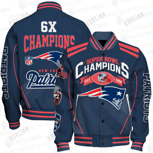 New England Patriots National Football League Champions Varsity Jacket