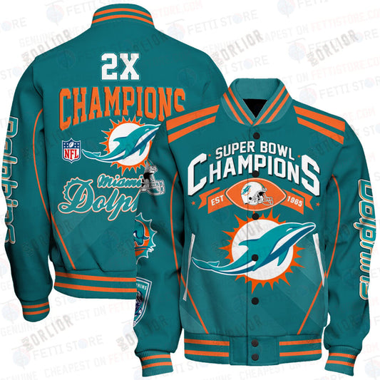 Miami Dolphins National Football League Champions Varsity Jacket