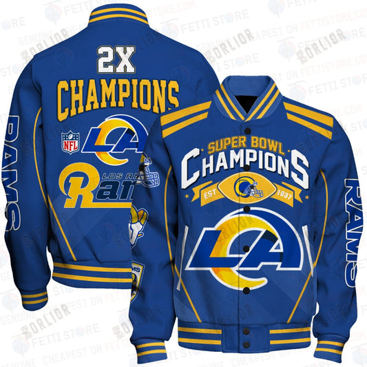 Los Angeles Rams National Football League Champions Varsity Jacket