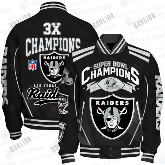 Las Vegas Raiders National Football League Champions Varsity Jacket
