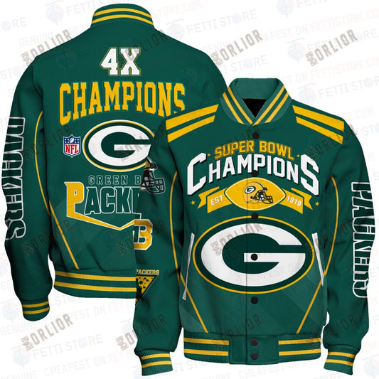 Green Bay Packers National Football League Champions Varsity Jacket