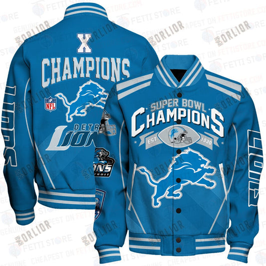 Detroit Lions National Football League Champions Varsity Jacket