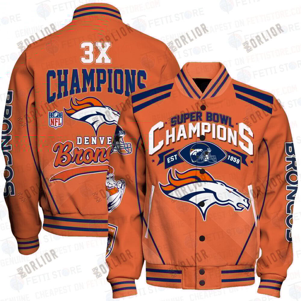 Denver Broncos National Football League Champions Varsity Jacket