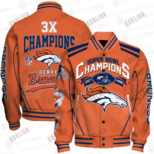 Denver Broncos National Football League Champions Varsity Jacket