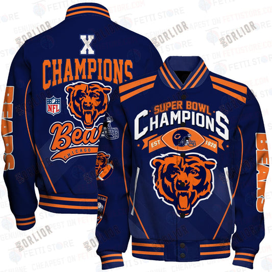 Chicago Bears National Football League Champions Varsity Jacket