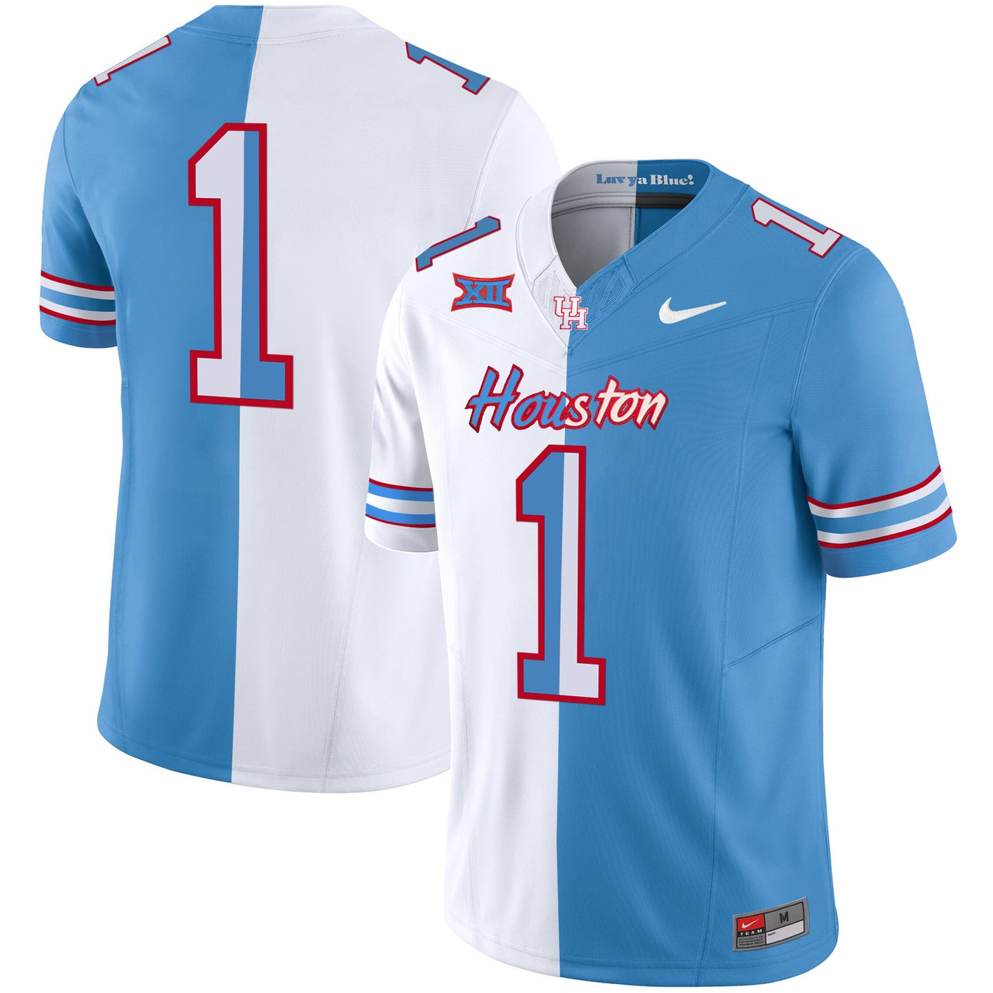 Houston Cougars 2023 Oilers Inspired Vapor Jersey V5 - All Stitched