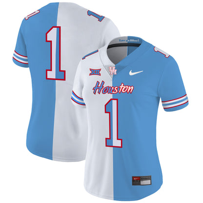 Women's Houston Cougars 2023 Oilers Inspired Vapor Jersey V5 - All Stitched