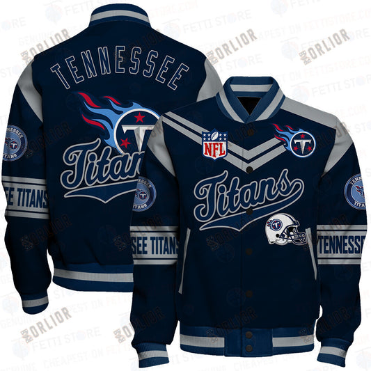 Tennessee Titans American Football League Pattern Varsity Jacket SH1 V2
